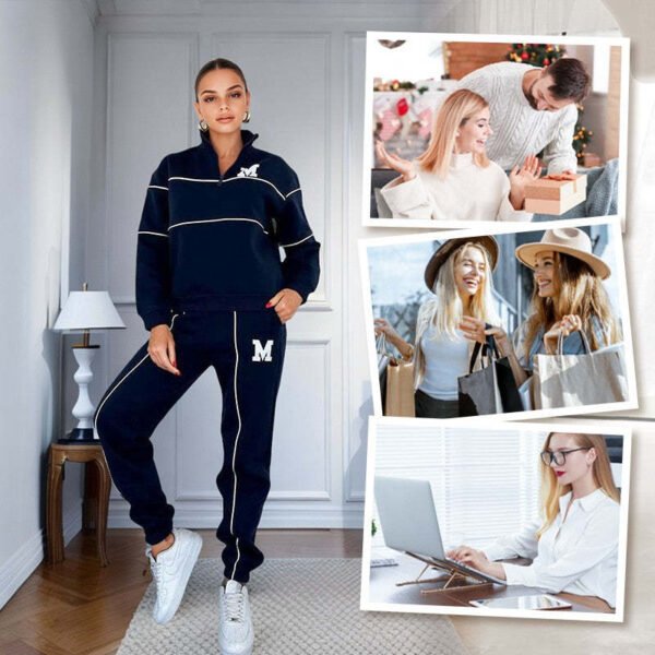 00de2a53-bfb3-42fb-b5a2-374dd055007e.jpg Womens 2 Piece Outfits Lounge Hoodless Pullover Sweatshirt Sweatsuit Sets Sweatshirt Baggy Fashion Sweatpants With Pockets