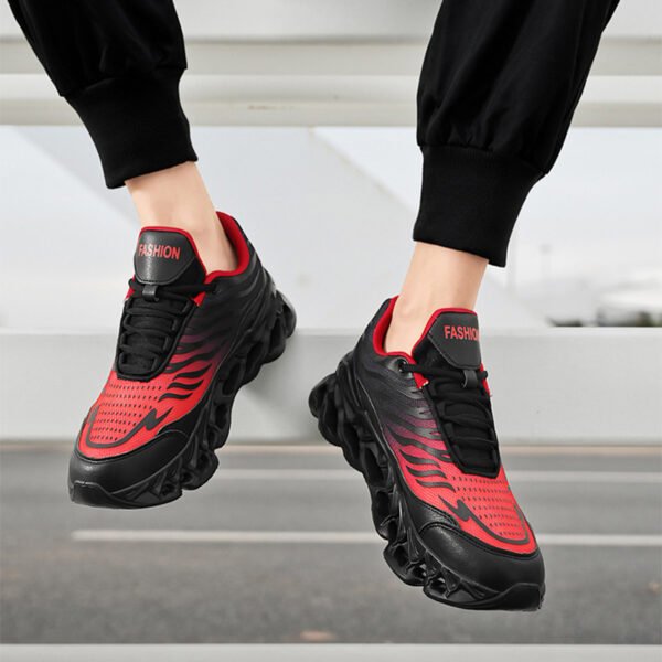 1876523354920587264.jpg Men's Lace-up Sneakers Thick-soled Daddy Vulcanized Shoes Outdoor Running Sports Casual Shoes