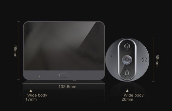243935462395.jpg Wifi Smart Electronic Peephole Visual Peephole Doorbell