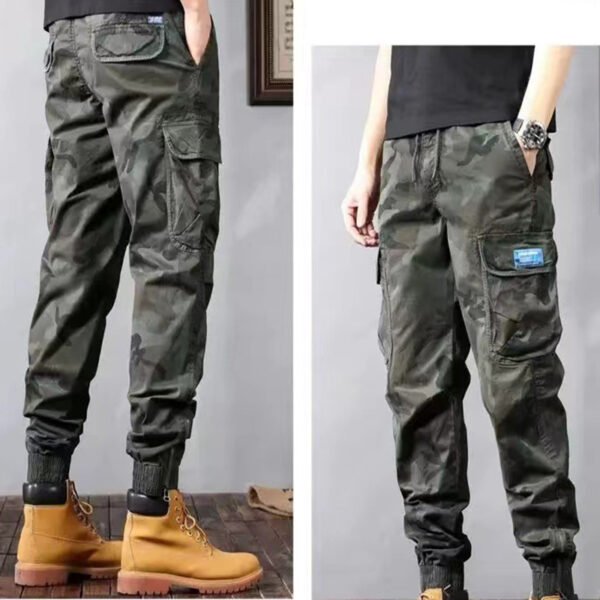 27e1eb98-83e5-44d7-a500-221cbb2e9b09.jpg Camouflage Cargo Pants Men's Trousers With Pockets Fashion Casual Loose Tapered Pants