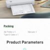 A4 Thermal File Document Printer