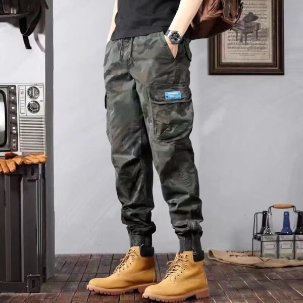 O1CN01J39UQB1xG7ler12I7_2218570876415-0-cib.jpg Camouflage Cargo Pants Men's Trousers With Pockets Fashion Casual Loose Tapered Pants