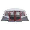 10 Person Red, White, And Gray Two Room Camping Tent